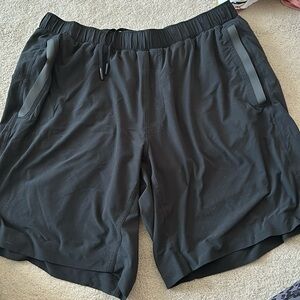 Lululemon black shorts w/ built in brief XL (?)